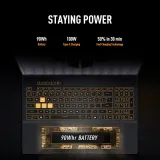 Laptop Asus TUF Gaming F16 FX608JHR - ES73 Core i7 14650HX | 16GB | 1TB SSD | RTX 5050 8GB | 16inch(1920x1080) FHD+ 165Hz - New 100% Fullbox